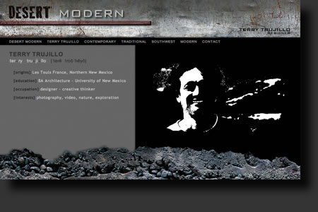 Desert Modern website design - web image 2 - by Sedona AZ Website Design Company IIIXIII