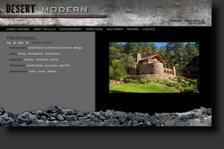 Desert Modern website design - web image 4 - by Sedona AZ Website Design Company IIIXIII