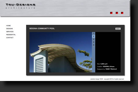 Tru-Designs website design - web image 4 - by Sedona AZ Website Design Company IIIXIII